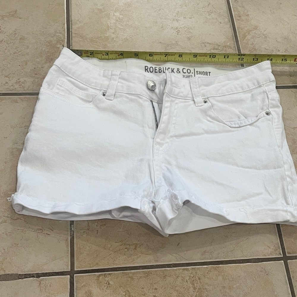 Women's White Shorts